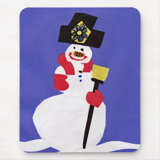 Tapis De Souris Snowman par VictoriaShaylee (Devant)