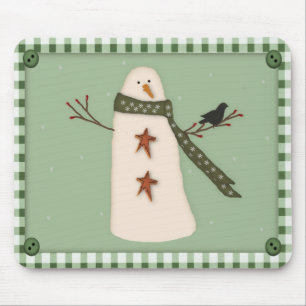 Tapis De Souris Snowman principal Mousepad