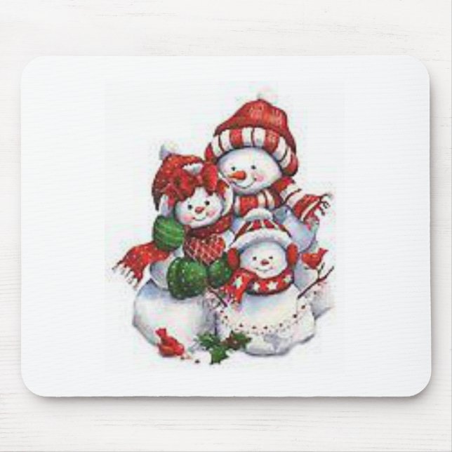 Tapis De Souris Snowman Souse Pad (Devant)