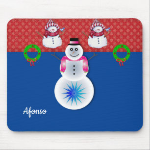 Tapis De Souris Snowman Souse Pad