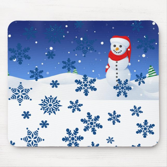 Tapis De Souris Snowman Souse Pad (Devant)