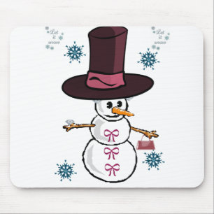 Tapis De Souris Snowman Souse Pad