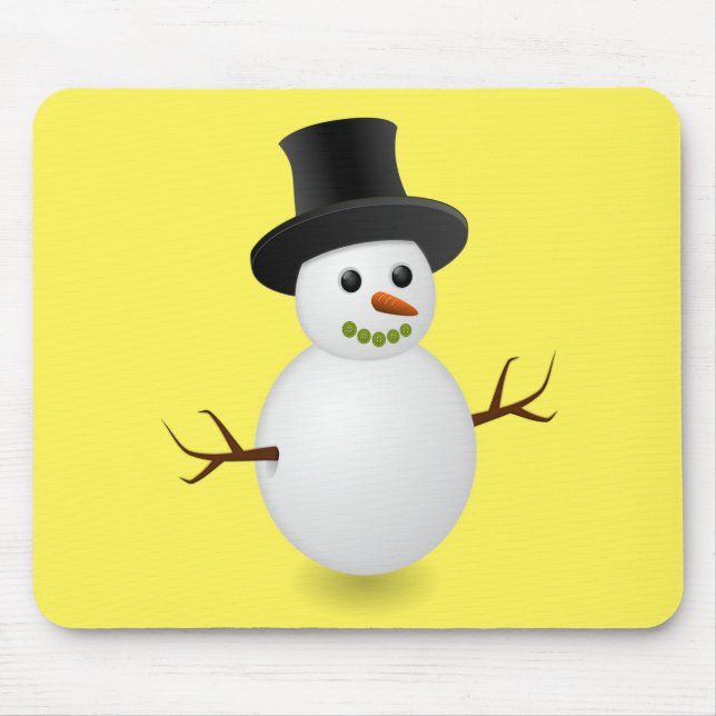 Tapis De Souris Snowman Souse Pad (Devant)