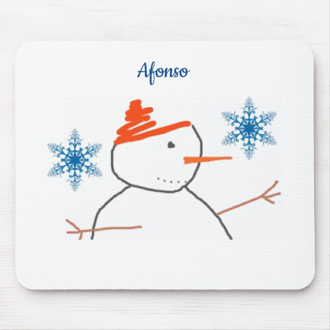 Tapis De Souris Snowman Souse Pad (Devant)