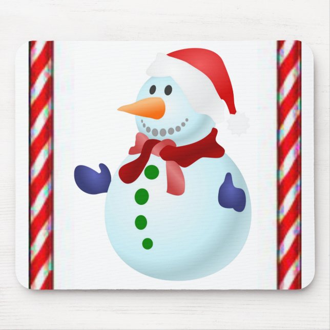 Tapis De Souris Snowman Souse Pad (Devant)