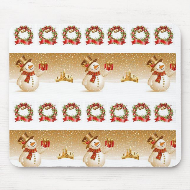 Tapis De Souris Snowman Souse Pad (Devant)