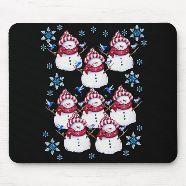 Tapis De Souris Snowman Souse Pad (Devant)