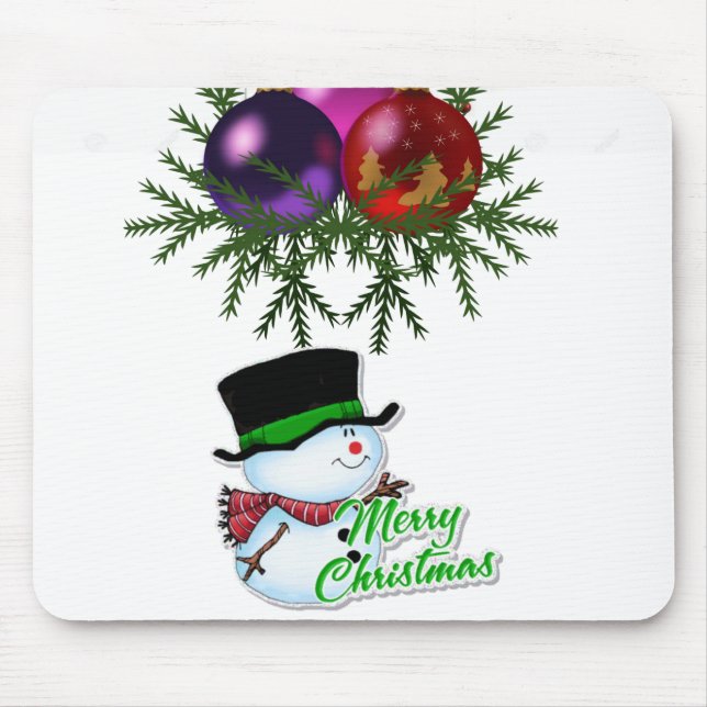 Tapis De Souris Snowman Souse Pad (Devant)