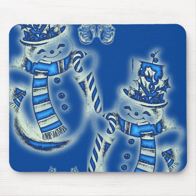 Tapis De Souris Snowman Souse Pad (Devant)