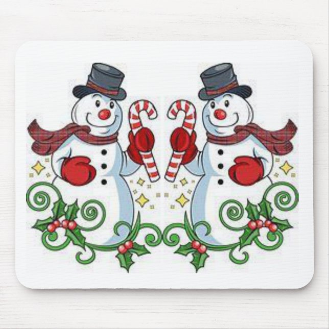 Tapis De Souris Snowman Souse Pad (Devant)