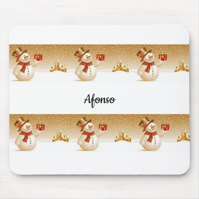 Tapis De Souris Snowman Souse Pad (Devant)