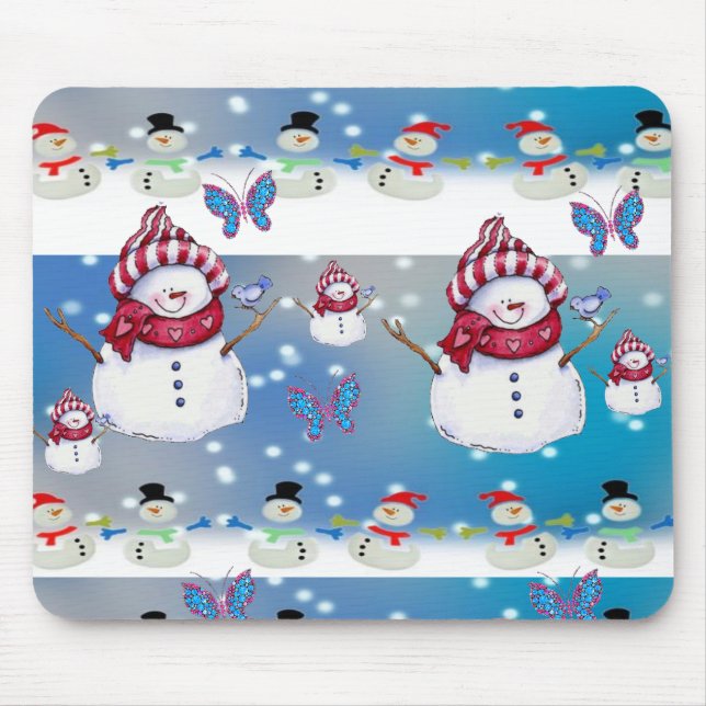 Tapis De Souris Snowman Souse Pad (Devant)