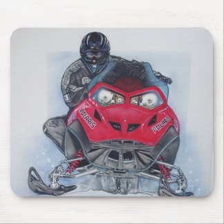 Tapis De Souris Snowmobiler Mousepad