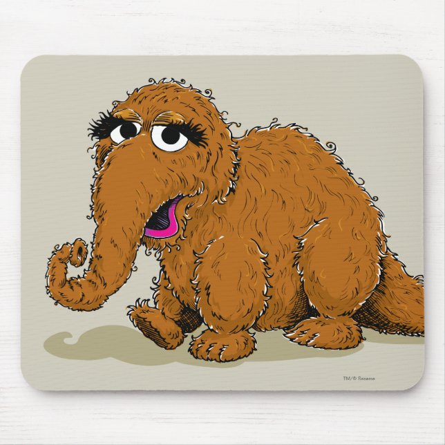 Tapis De Souris Snuffleupagus Vintage (Devant)