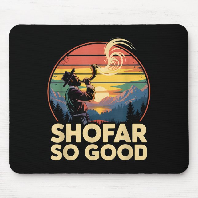 Tapis De Souris So Good Funny Rosh Hashanah Jewish Holiday Sho Far (Devant)