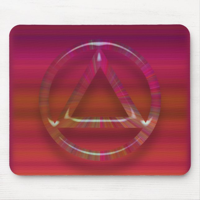 Tapis de souris sobre de récupération de sobriété (Devant)