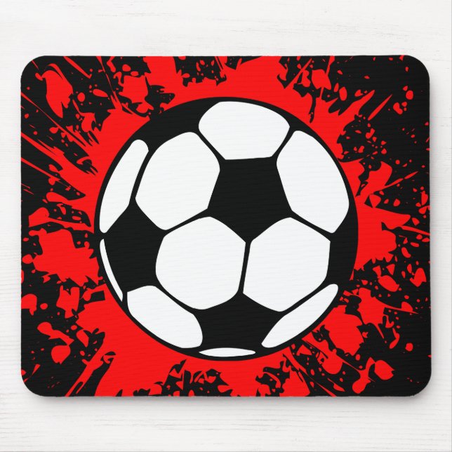 Tapis De Souris soccer : cercles : (Devant)
