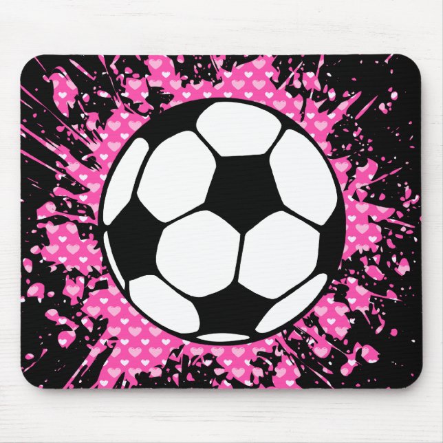 Tapis De Souris soccer : cercles : (Devant)