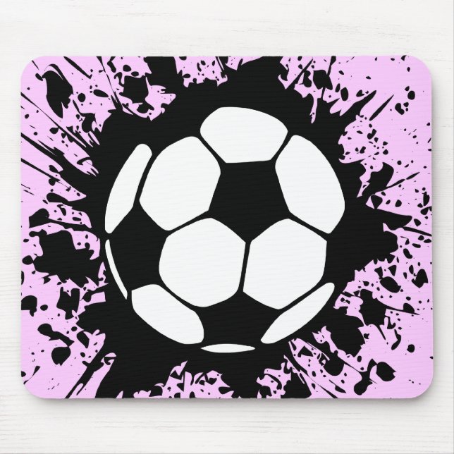 Tapis De Souris soccer : cercles : (Devant)