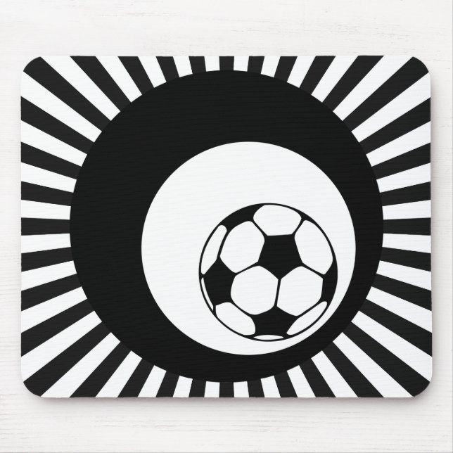 Tapis De Souris soccer : cercles : (Devant)