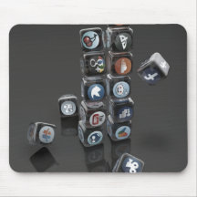 Tapis de souris social SOCIALUTION de surcharge de