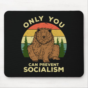 Tapis De Souris Socialisme - Russie Amour Ours Russe Ussr Camping