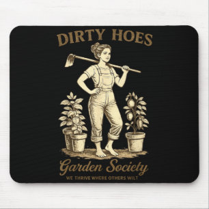 Tapis De Souris Société de jardinage de salopes sales drôle jardin