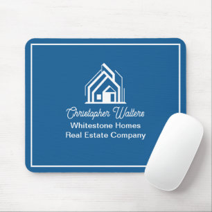 Tapis De Souris Société immobilière bleue Realtor personnalisé