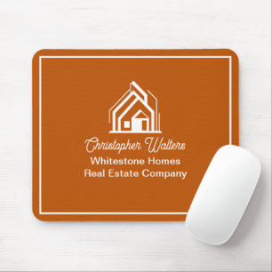 Tapis De Souris Société immobilière Orange Brûlé Realtor personnal