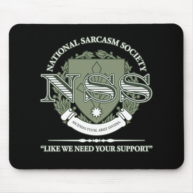 Tapis De Souris Société nationale de sarcasme (Devant)