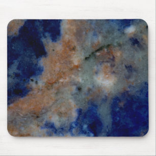 Tapis De Souris Sodalite bleue de près