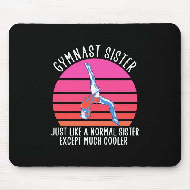 Tapis De Souris Soeur Gymnaste (Devant)