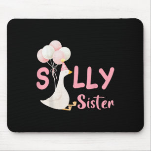 Tapis De Souris Soeur sotte Goose Famille Correspondant Anniversai