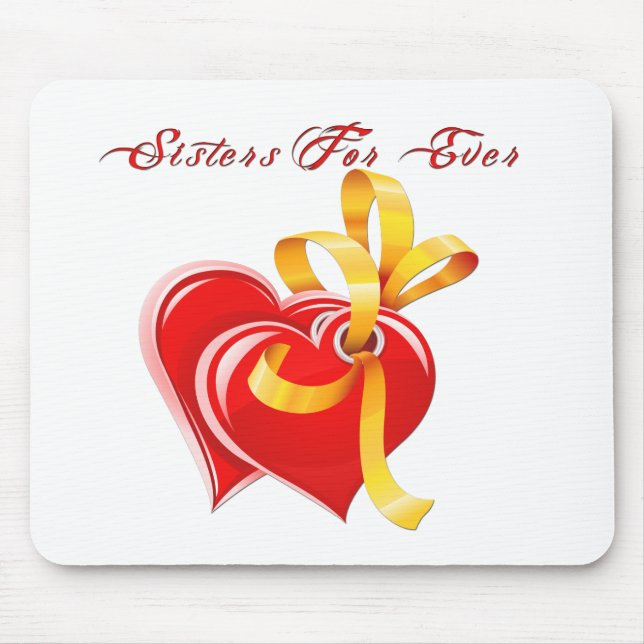 Tapis De Souris Soeurs Pour Tous Les Coeurs (Devant)