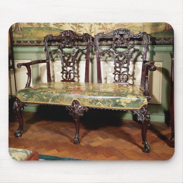 Tapis De Souris Sofa découpé, avec le siège de tapisserie, (Devant)