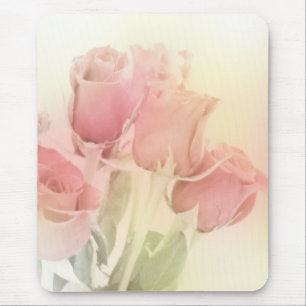 Tapis De Souris Soft Pastel Roses 2
