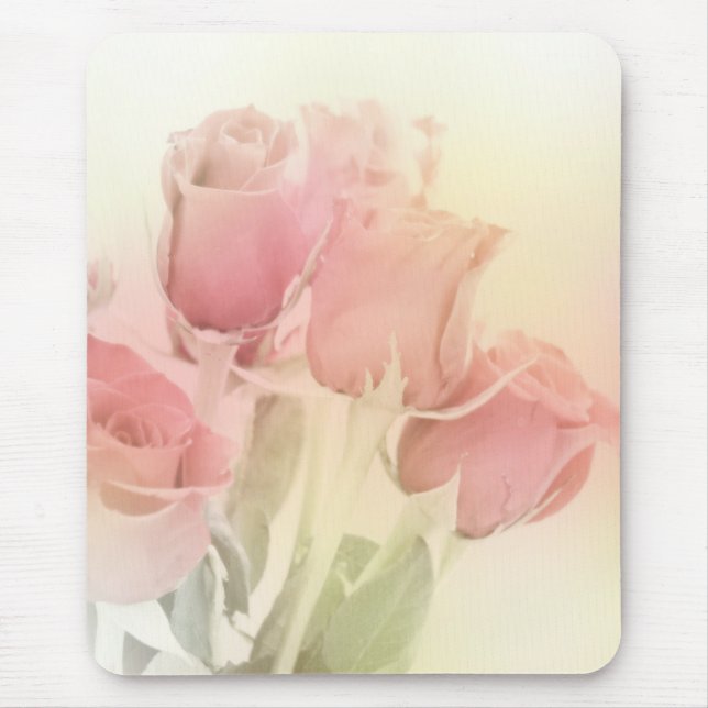 Tapis De Souris Soft Pastel Roses 2 (Devant)