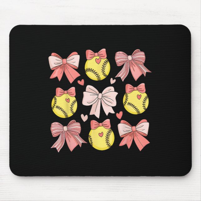 Tapis De Souris Softll Coquette Bow Softll Mom Mothers Day Softll (Devant)