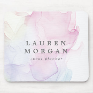 Tapis De Souris soie transparente élégant monogramme