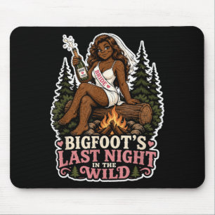 Tapis De Souris Soirée de Enterrement de Vie de Jeune Fille Sauvag