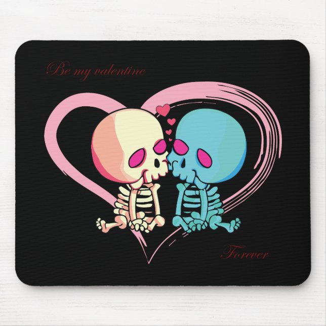 Tapis De Souris Sois ma Saint Valentin pour la Saint Valentin. (Devant)