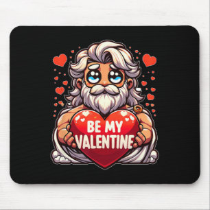 Tapis De Souris Sois ma Saint-Valentin Zeus Mythologie Grecque Cœu