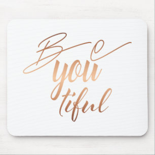 Tapis De Souris Sois-Tu Belle Copper Script Lettrant Self Love
