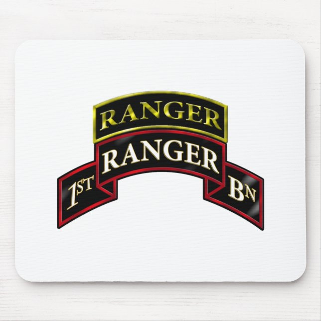 Tapis De Souris soixante-quinzième Ęr bataillon w/Tab de garde (Devant)