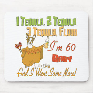 Tapis De Souris Soixantième cadeaux d'anniversaire d'amusement