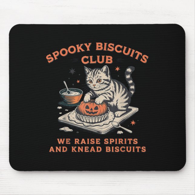 Tapis De Souris Soky Biscuits Club Chat, Cuisson Halloween (Devant)