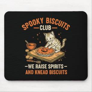 Tapis De Souris Soky Biscuits Club Funny Halloween Cat Baking