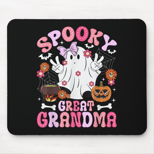 Tapis De Souris Soky Great Grandma Halloween Great Grandmother Gro (Devant)