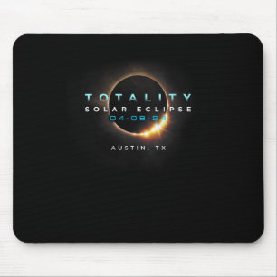 Tapis De Souris Solar Eclipse 2024 Austin