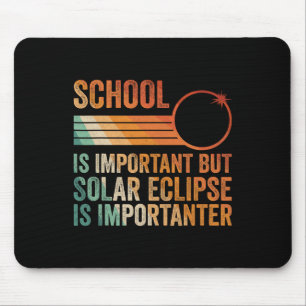 Tapis De Souris Solar Eclipse 2024 École de Chemise Eclipse Solair